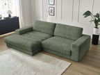 Sierra - Fixed Corner Sofa - Textured Fabric - Left-Hand Corner