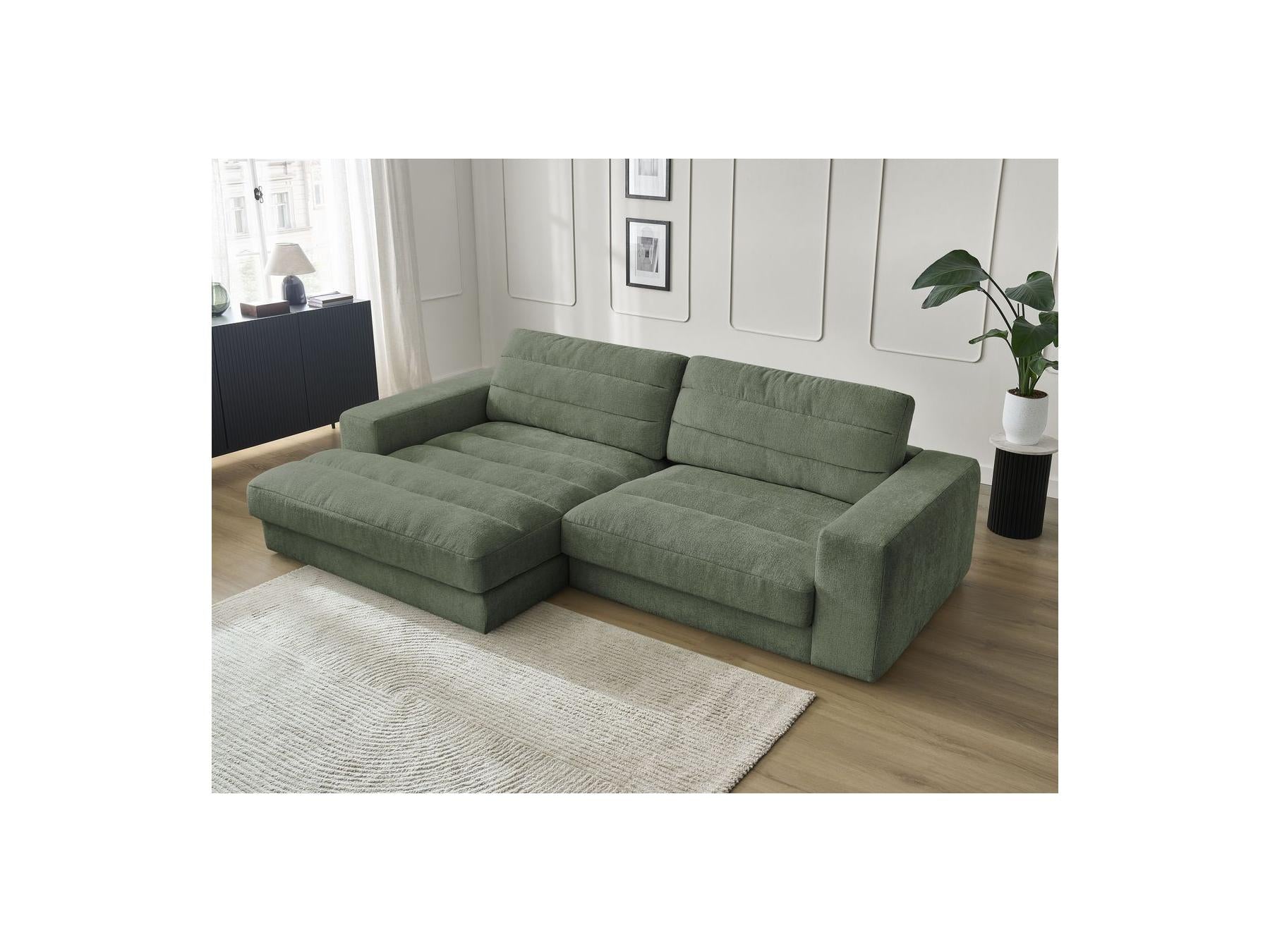 Sierra - Fixed Corner Sofa - Textured Fabric - Left-Hand Corner