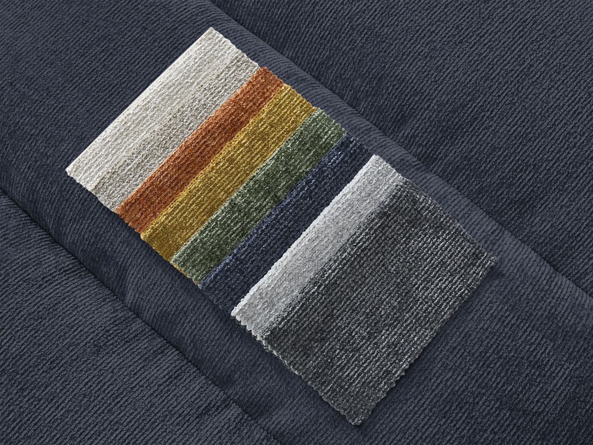 Sierra - Fixed Corner Sofa - Textured Fabric - Left-Hand Corner