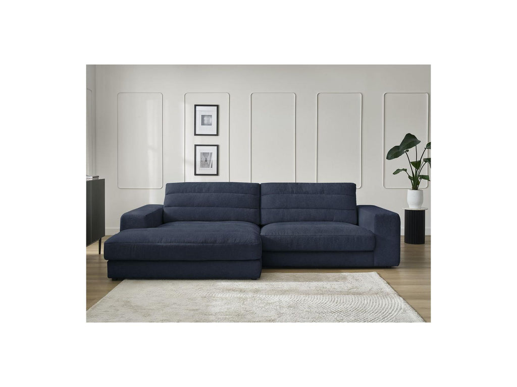 Sierra - Fixed Corner Sofa - Textured Fabric - Left-Hand Corner