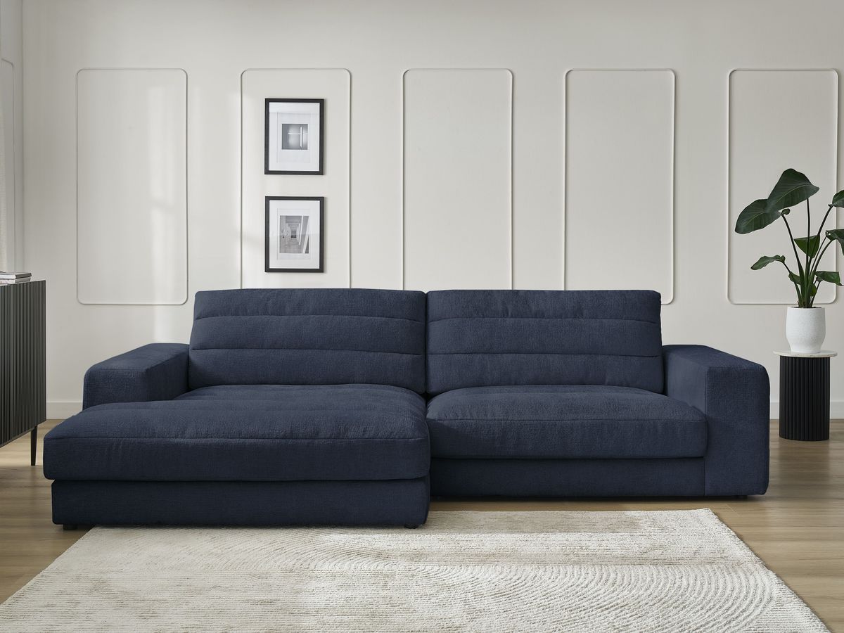 Sierra - Fixed Corner Sofa - Textured Fabric - Left-Hand Corner