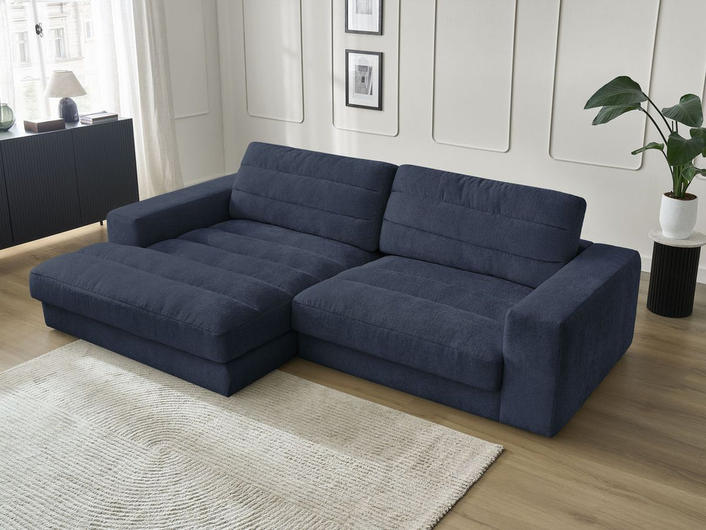 Sierra - Fixed Corner Sofa - Textured Fabric - Left-Hand Corner
