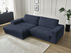 Sierra - Fixed Corner Sofa - Textured Fabric - Left-Hand Corner