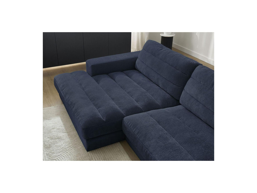 Sierra - Fixed Corner Sofa - Textured Fabric - Left-Hand Corner
