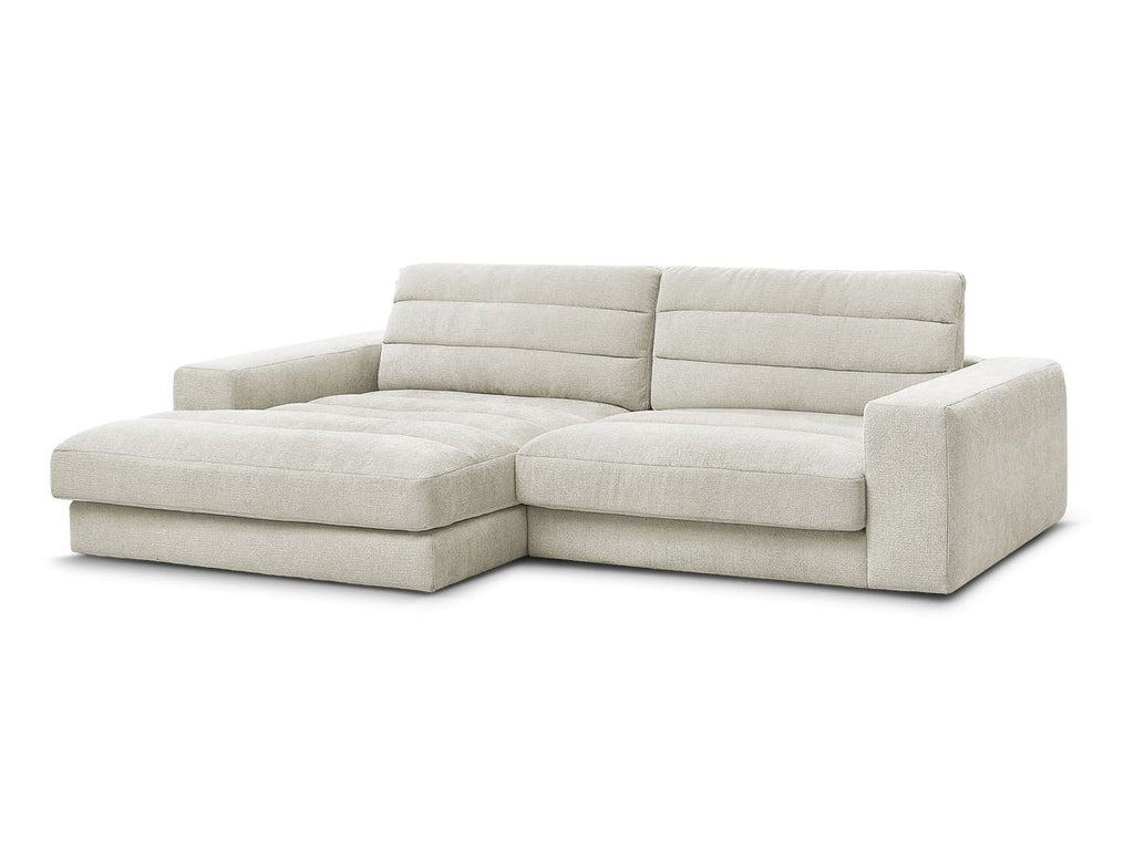 Sierra - Fixed Corner Sofa - Textured Fabric - Left-Hand Corner