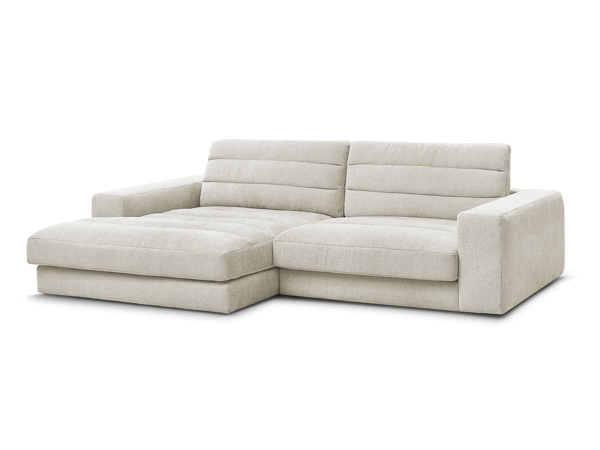 Sierra - Fixed Corner Sofa - Textured Fabric - Left-Hand Corner