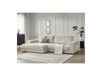 Sierra - Fixed Corner Sofa - Textured Fabric - Left-Hand Corner