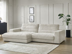 Sierra - Fixed Corner Sofa - Textured Fabric - Left-Hand Corner
