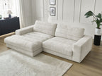 Sierra - Fixed Corner Sofa - Textured Fabric - Left-Hand Corner