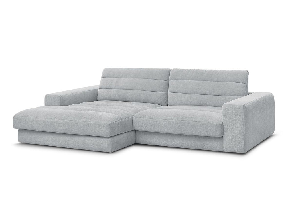 Sierra - Fixed Corner Sofa - Textured Fabric - Left-Hand Corner