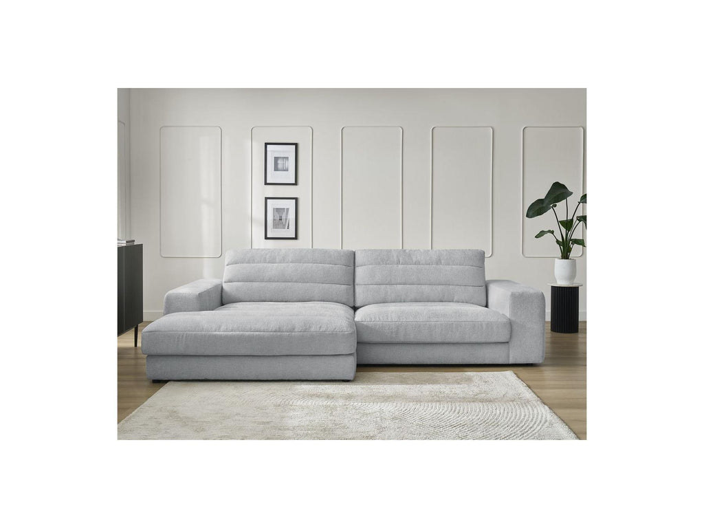 Sierra - Fixed Corner Sofa - Textured Fabric - Left-Hand Corner
