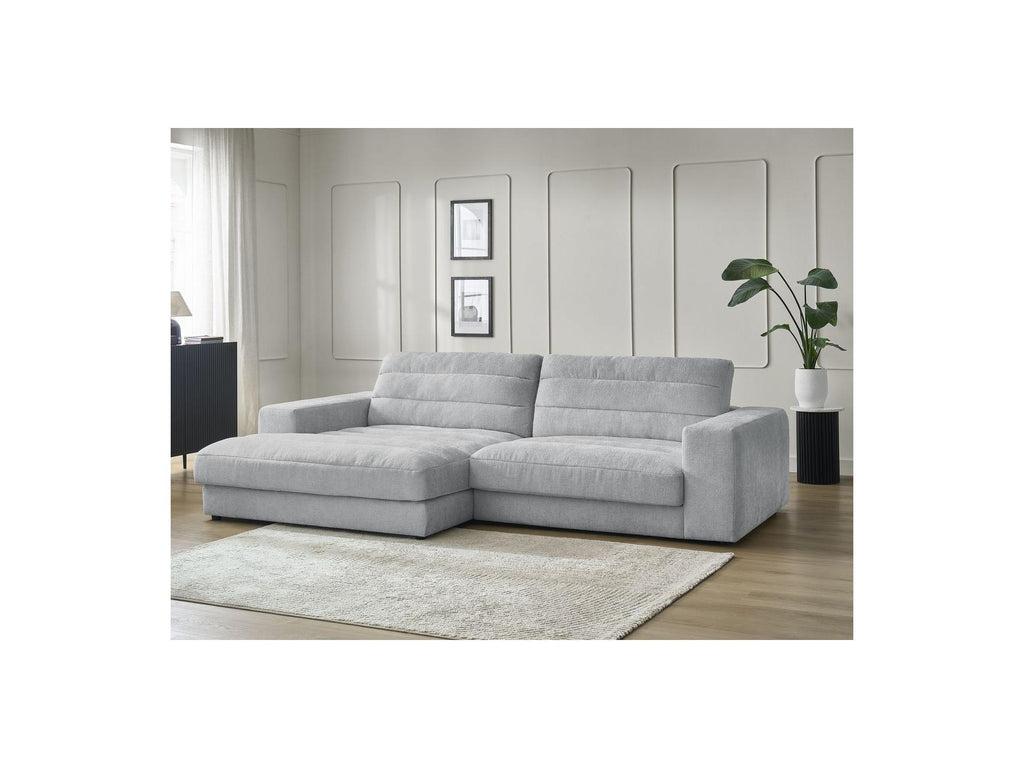 Sierra - Fixed Corner Sofa - Textured Fabric - Left-Hand Corner