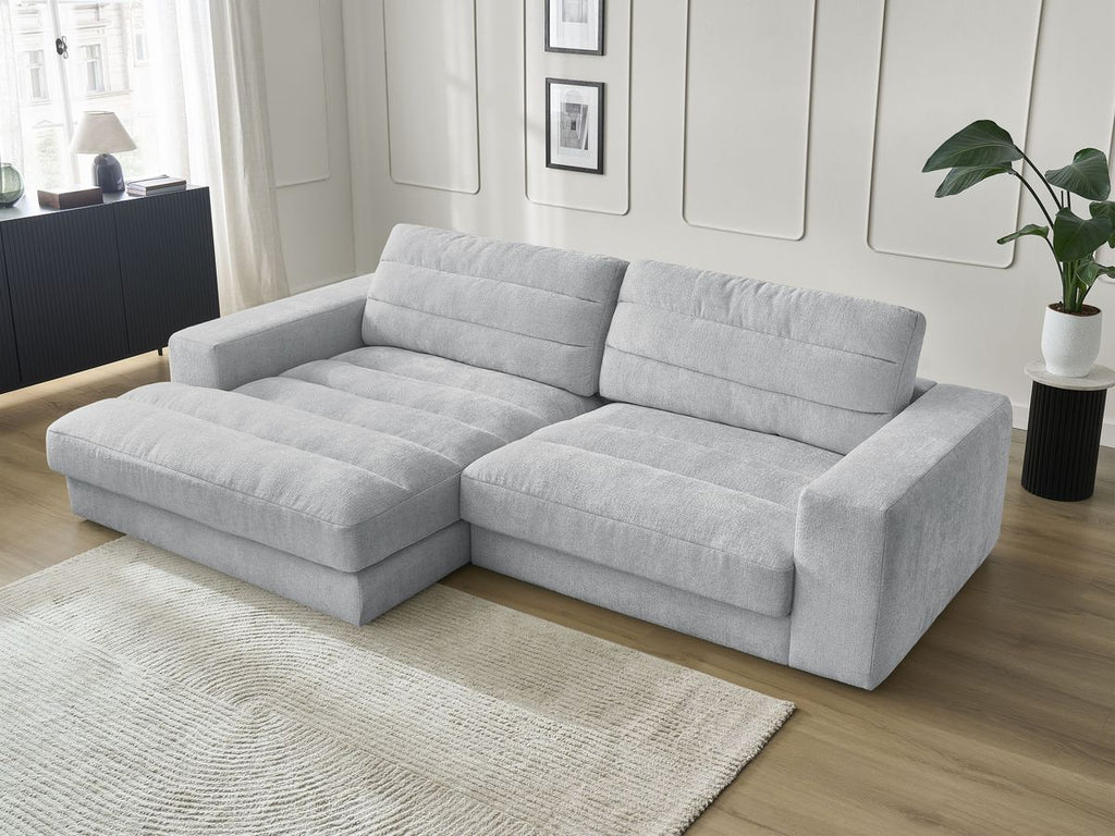 Sierra - Fixed Corner Sofa - Textured Fabric - Left-Hand Corner