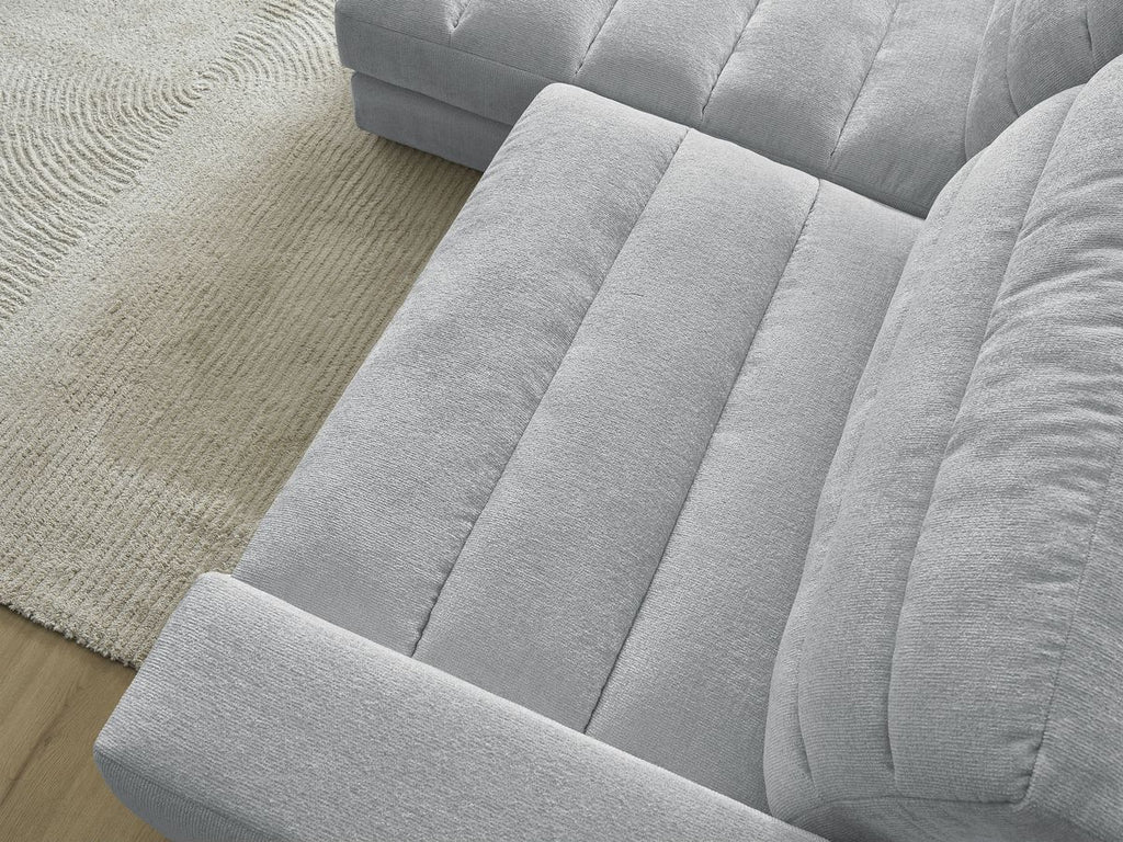 Sierra - Fixed Corner Sofa - Textured Fabric - Left-Hand Corner
