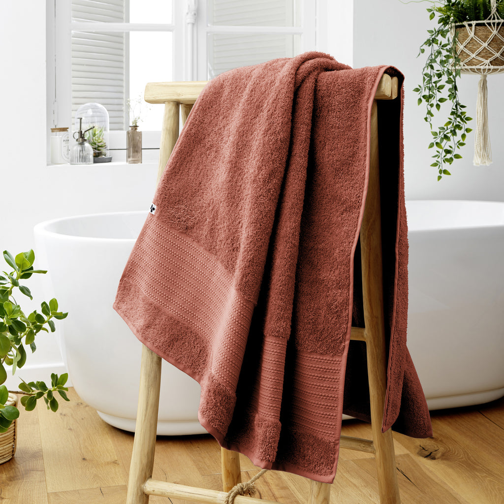 Garance - Bath Towel - Terracotta