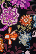 The Cicely Red Lys Black Skirt