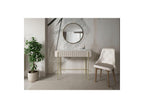 2-Drawer Console Table - Mathilde Top - Marble Effect and Gold Legs