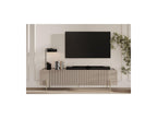 Mathilde - 4-Door TV Unit - Marble-Effect Top and Gold Legs