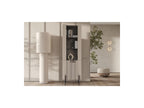 Mathilde - Mueble vitrina de 2 puertas - Patas negras