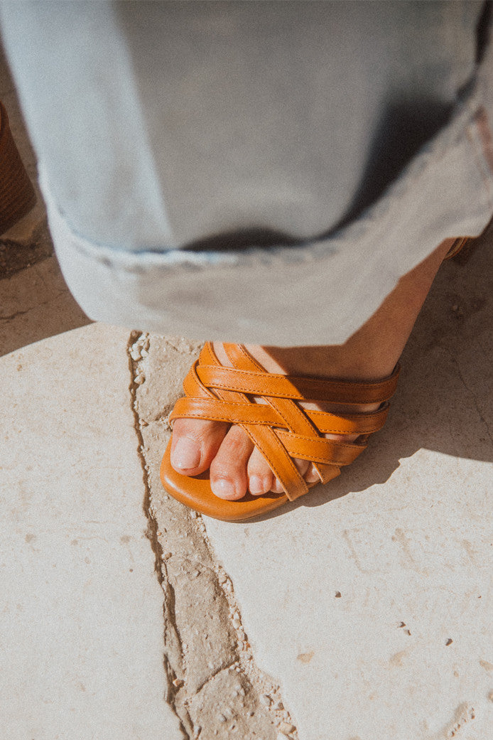 Turner Camel Sandals