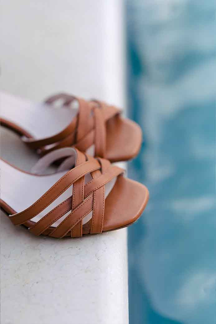 Turner Camel Sandals