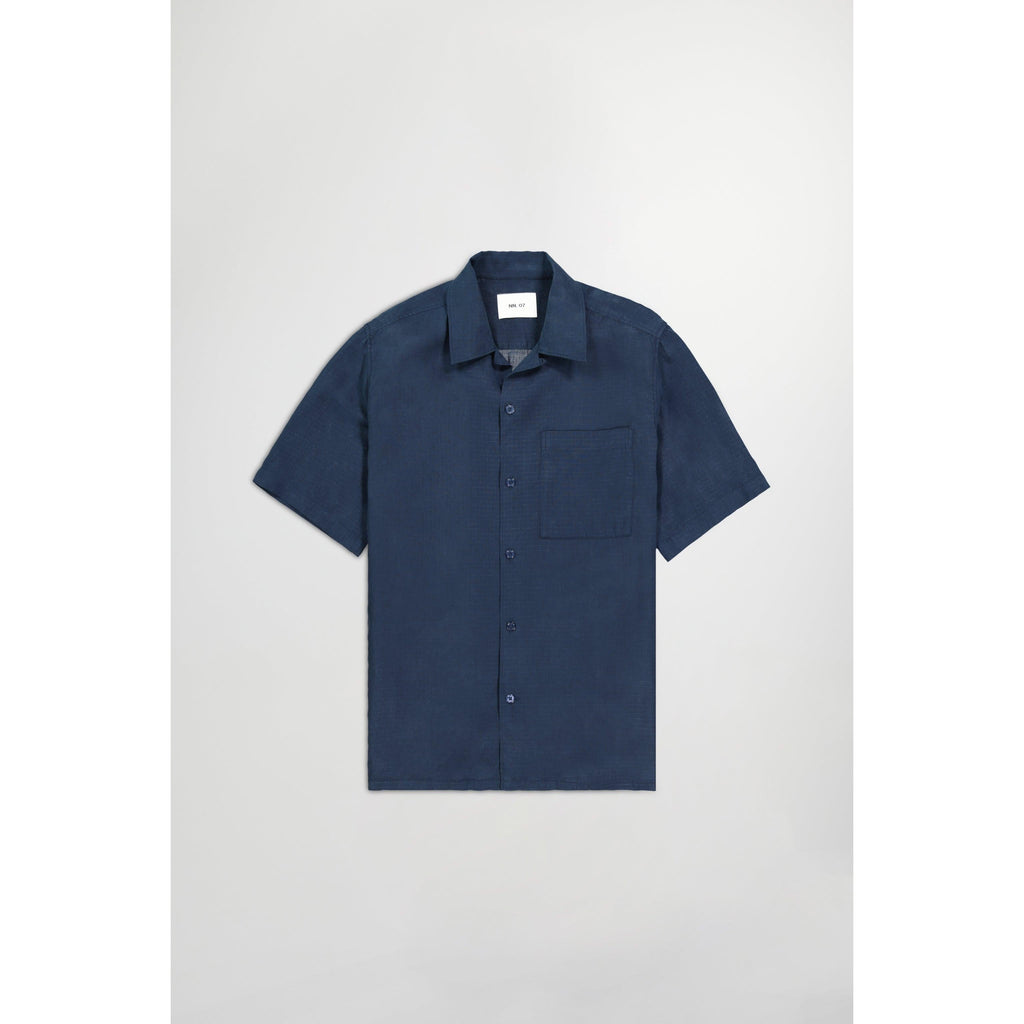 Chemise Julio SS - Navy Blue