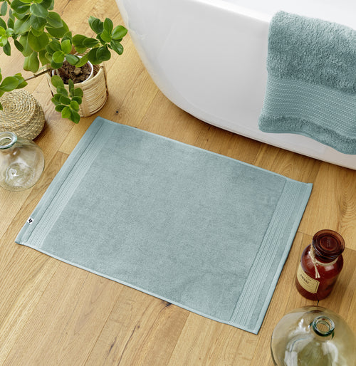 Tapis De Bain - Garance - Bleu Glacier