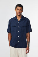 NN07 - Chemise Daniel SS - Navy Blue