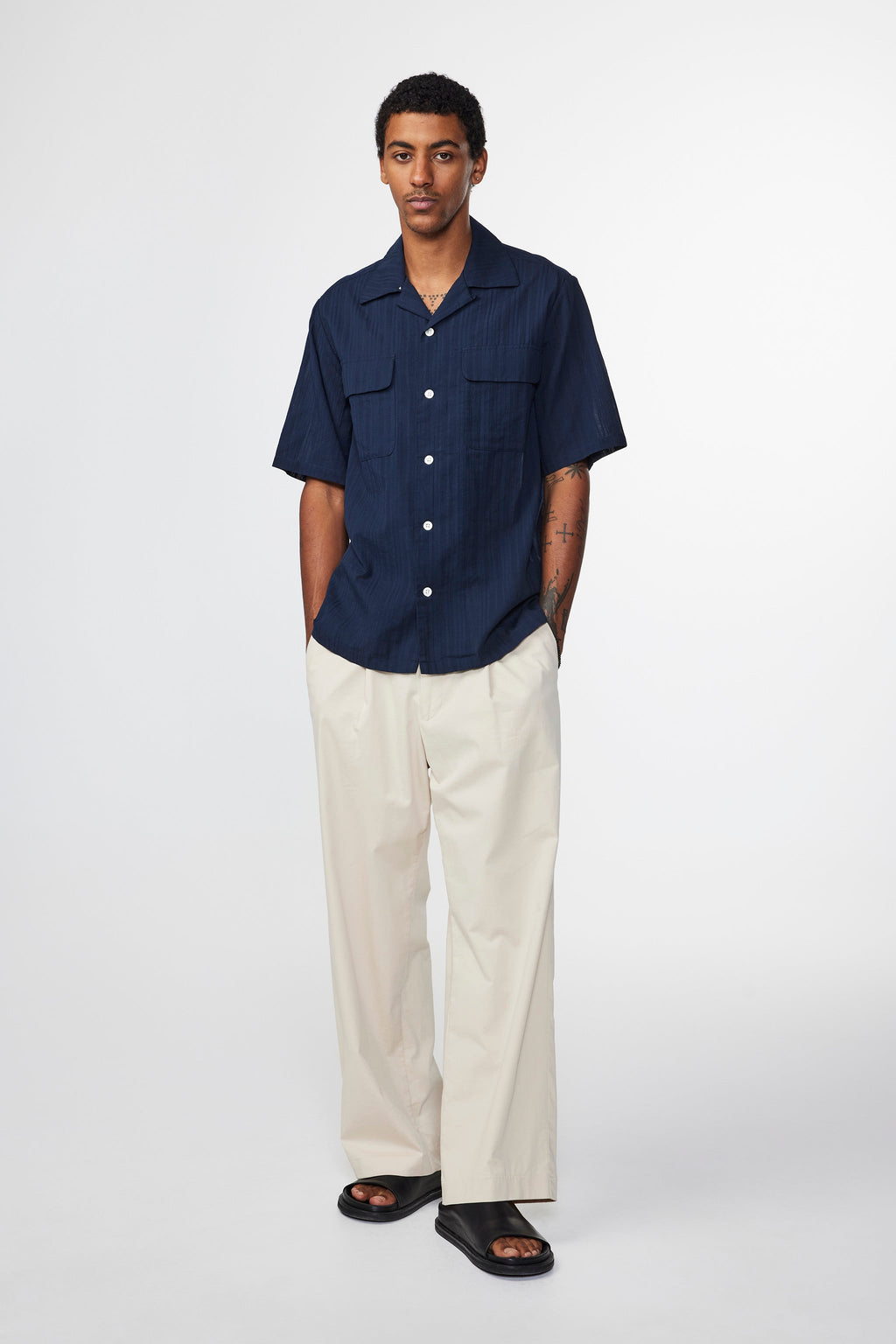 Camisa Daniel SS - Navy Blue