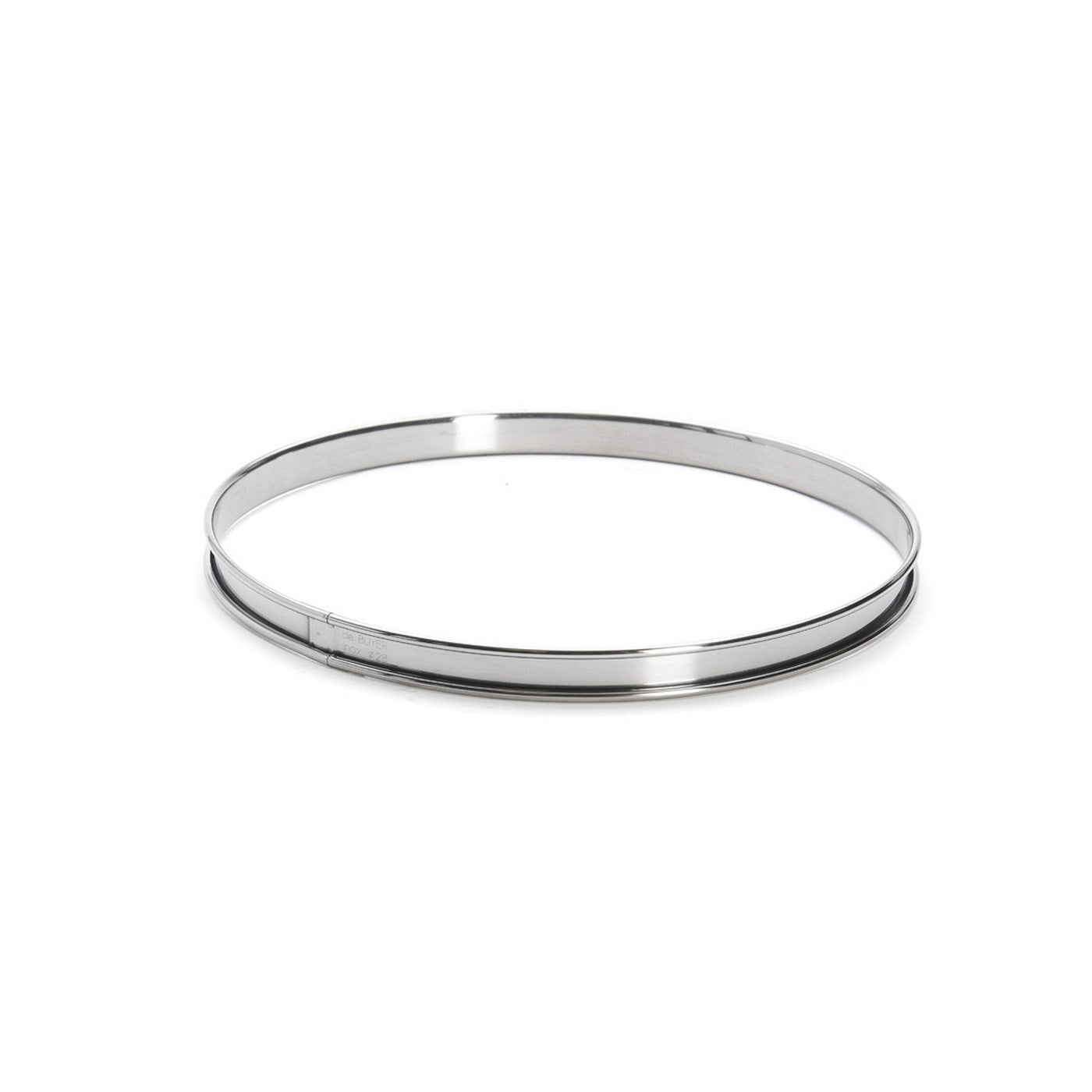 Round Stainless Steel Tart Ring with Rolled Edge