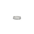 Cercle À Tarte Rond Perforé En Inox Bord Roulé - Ø 10 Cm - H. 2 Cm