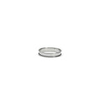 Cercle À Tarte Rond Perforé En Inox Bord Roulé - Ø 10 Cm - H. 2 Cm