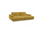 Sierra - Canapé Droit Fixe 4 Places Assise Profonde - Tissu Texturé