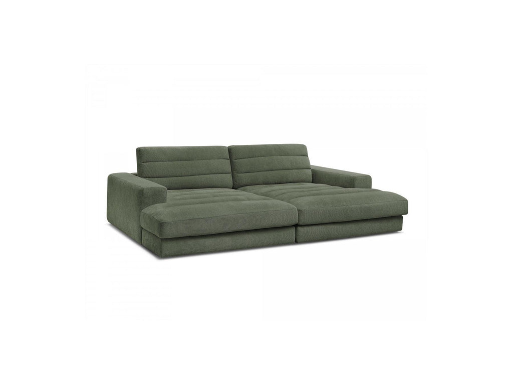 Sierra - Canapé Droit Fixe 4 Places Assise Profonde - Tissu Texturé