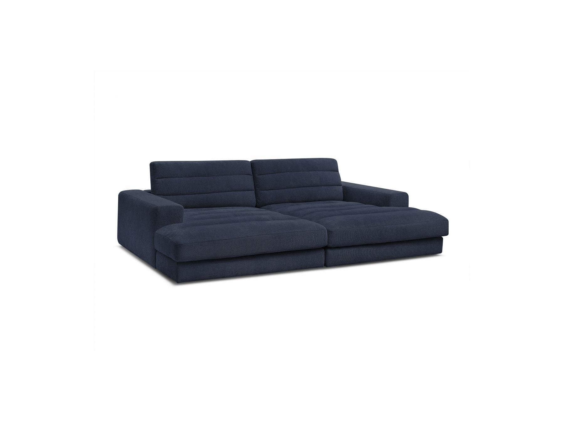 Sierra - Canapé Droit Fixe 4 Places Assise Profonde - Tissu Texturé