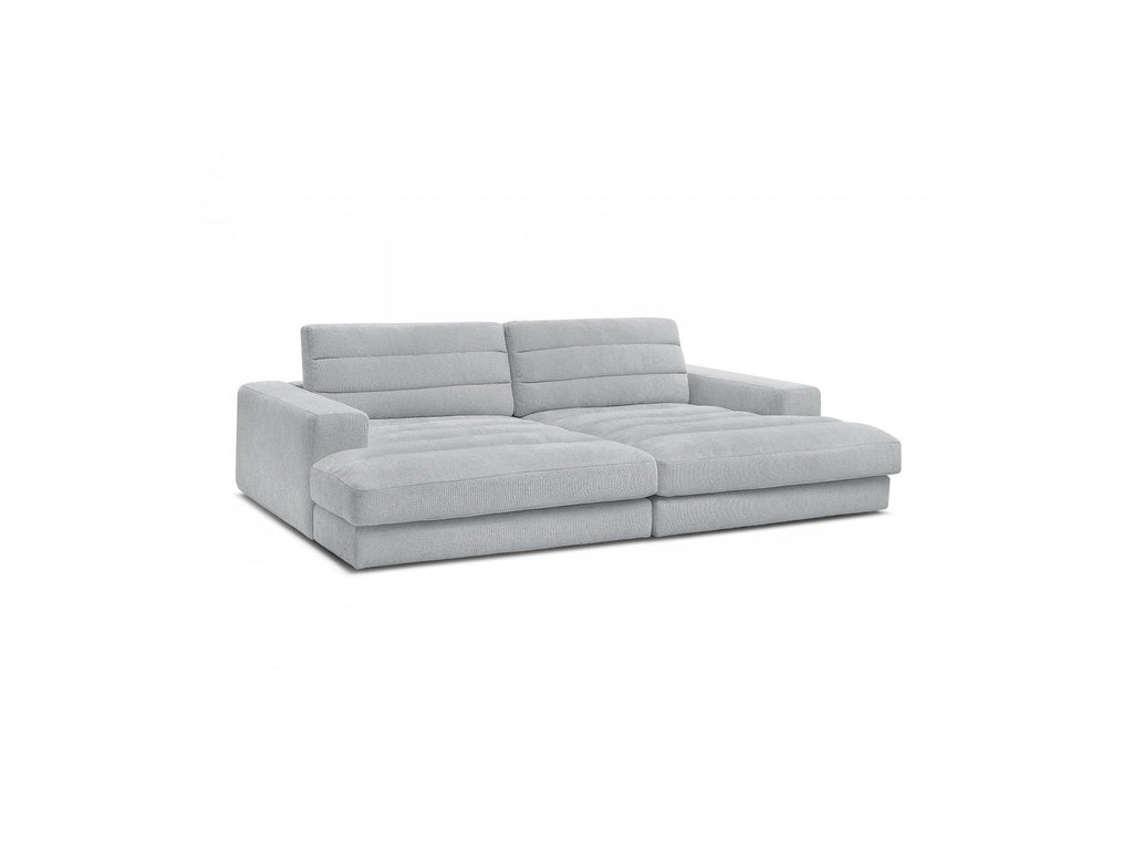 Sierra - Canapé Droit Fixe 4 Places Assise Profonde - Tissu Texturé