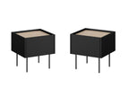 Atlas - Lot De 2 Chevets 1 Tiroir