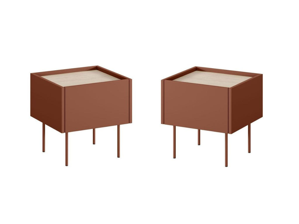 Atlas - Lot De 2 Chevets 1 Tiroir