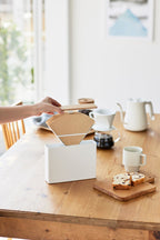 Caja de Conservación para Filtros de Café - Tosca - Blanco