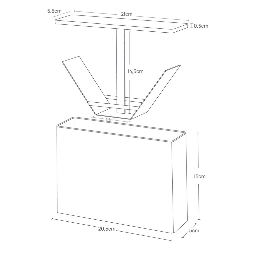Caja de Conservación para Filtros de Café - Tosca - Blanco