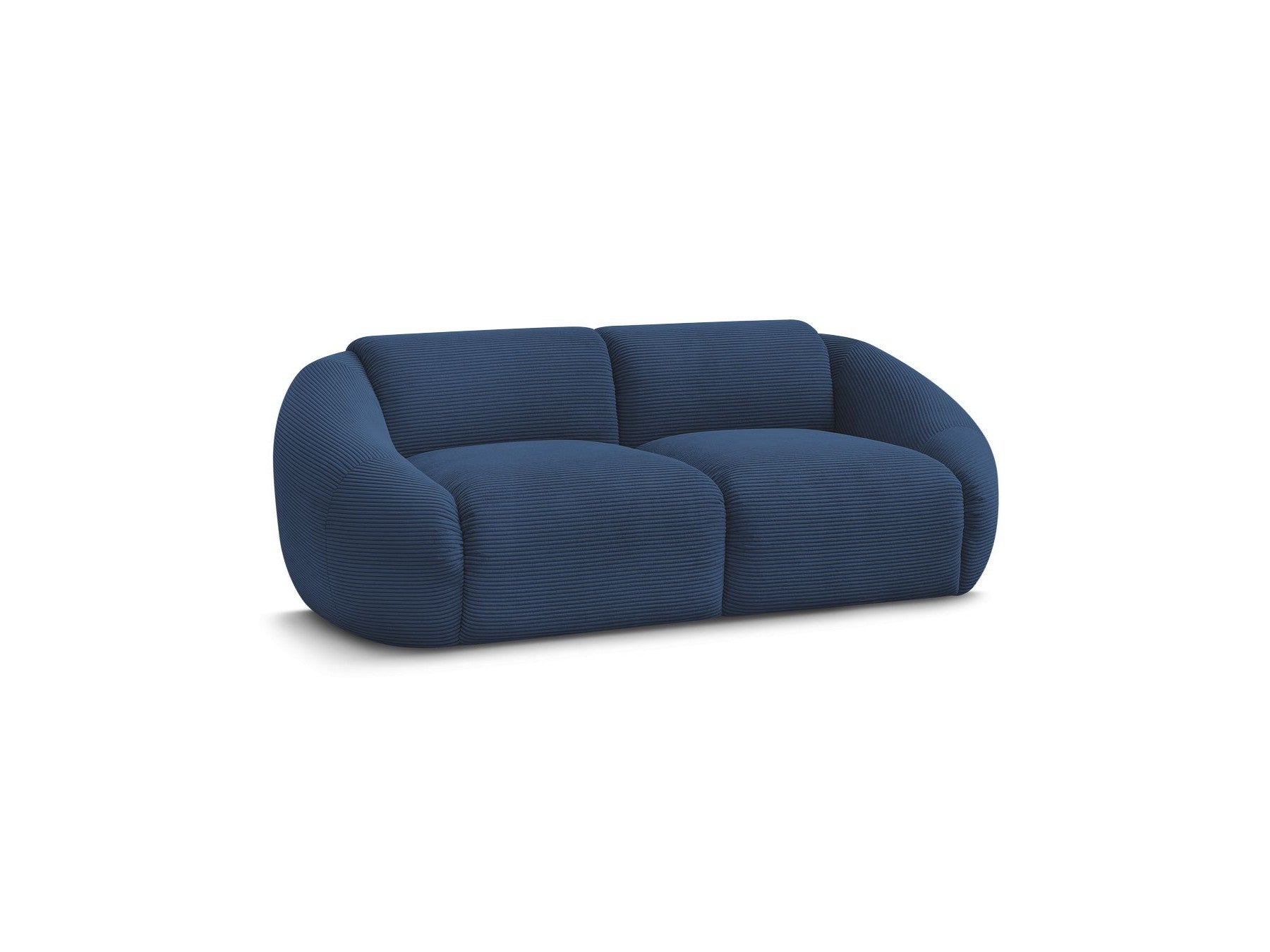 Fixed Straight 2-Seater Sofa - Tina - Corduroy