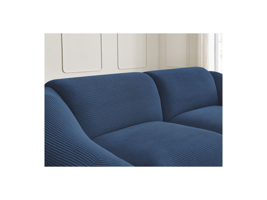 Fixed Straight 2-Seater Sofa - Tina - Corduroy