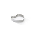 Aro Para Tarta Corazón Perforado En Inox Valrhona - Ø 12 Cm - H. 2 Cm