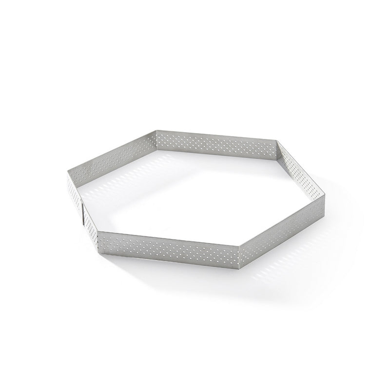 Cercle Hexagone Perforé - Ø10cm - Hauteur 2cm