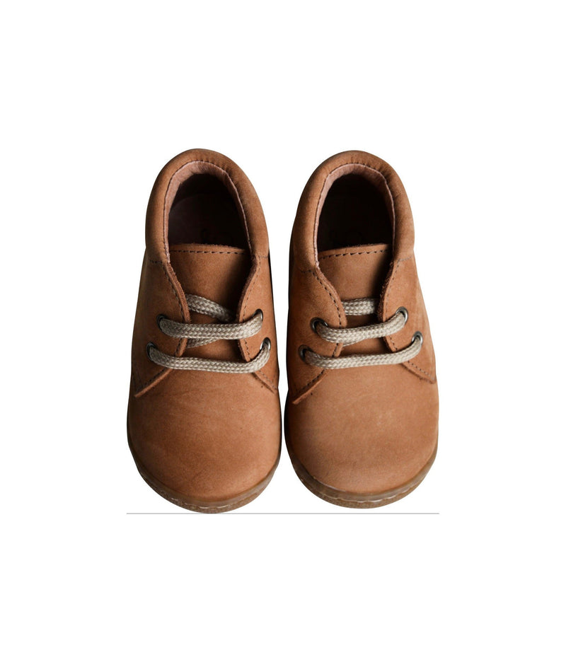 Bottillons Lucien Lacets - Nubuck Camel - Mixte