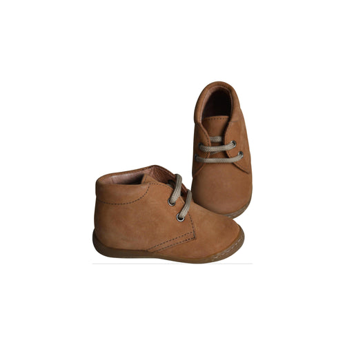 Zapatos Botines Lucien Lacets - Nubuck Camel - Mixto