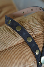 Chocolate Stud Belt