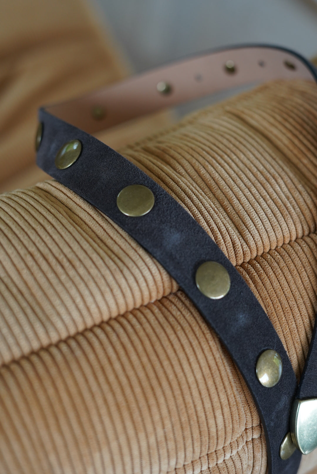 Chocolate Stud Belt