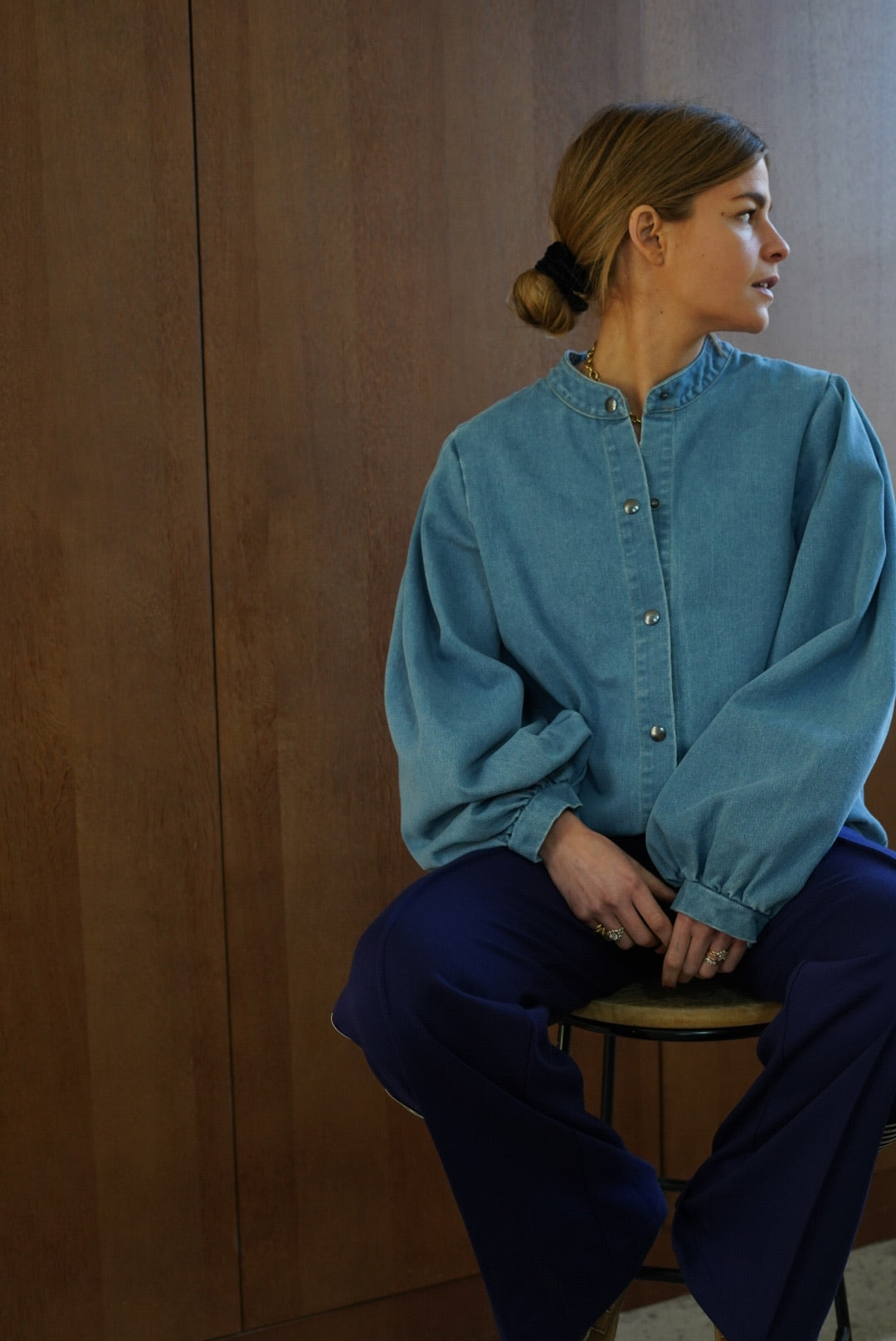 Edgar Navy Trousers