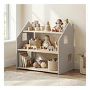 Étagère À Jouets – Blanc & Gris